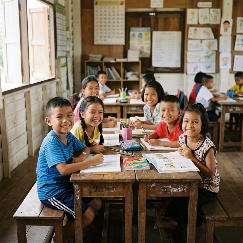 NGO Education Classroom Background